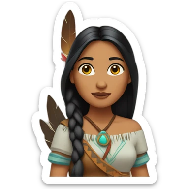 Pocahontas sticker