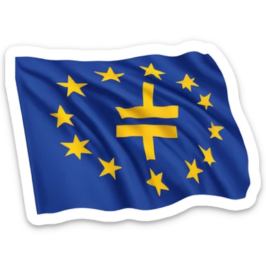 the flag of the European Union sticker