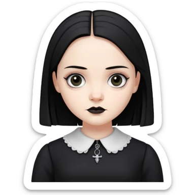 Wednesday Addams sticker