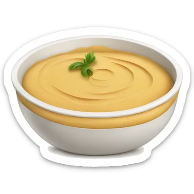 bowl of hummus sticker