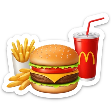 McDonald’s meal  sticker