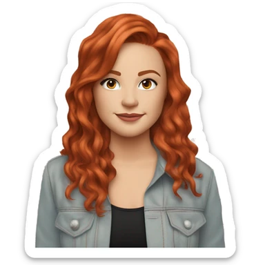 Kayleigh Rose Amstutz, known professionally as Chappell Roan, is an American singer and songwriter from Missouri. Working with collaborator Dan Nigro, the majority of her music is inspired by 1980s synth-pop copper red hair long sticker