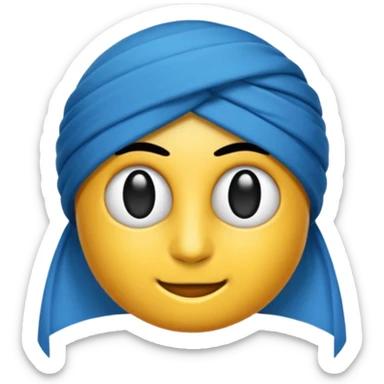 İnsan olmucak .dedimm Yuvarlak mavi bir çember içine Siyah tik yap sticker