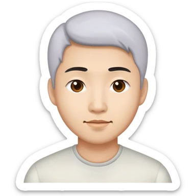 Asian man AND gay sticker