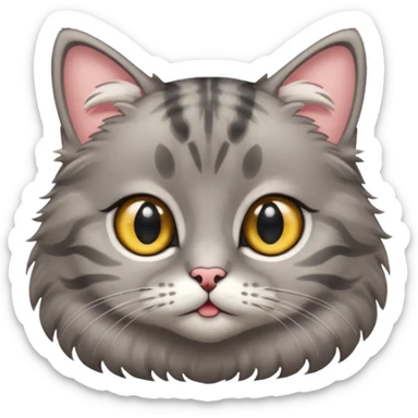 grey tammy cat like this 🐈 sticker