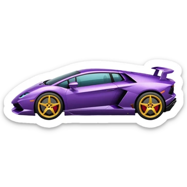 LAMBORGINI MORADO sticker