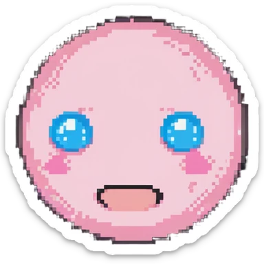 embarrassed face, sweat drop, blushing sticker