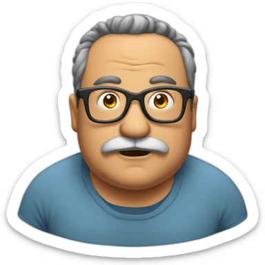 50-yo-fat-surprised-man-glasses-unmustache-computer sticker