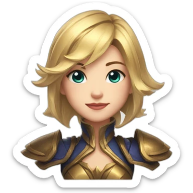 lux league of legends sticker