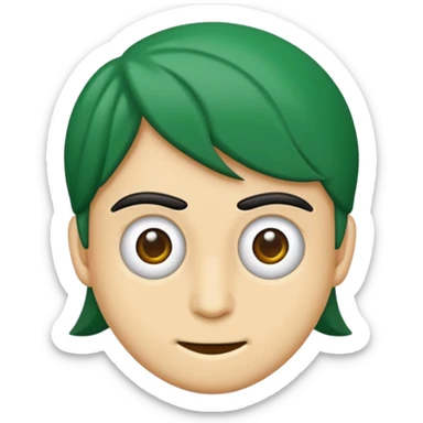 Bursaspor timsahlı bir dikkat çekici emoji beyaz yeşil sticker