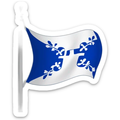 flag of quebec sticker