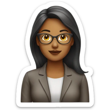 Freelance woman copywriter sticker