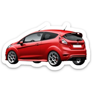 Ford fiesta st150 red sticker
