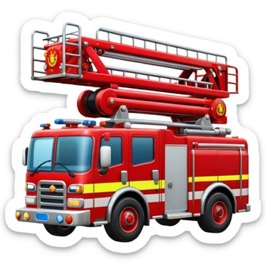 fire truck sticker