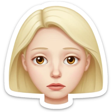 una persona que no se siente bien  sticker