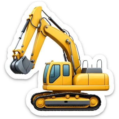 Pelle mécanique sticker