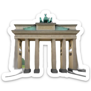Brandenburg Gate sticker