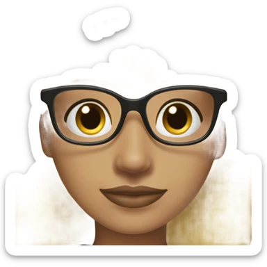 steelers nfl girl blonde light brown glasses sticker