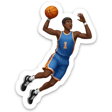 Basketball dunk  sticker