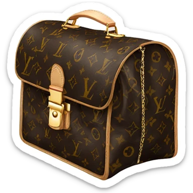 Louis Vuitton bag black sticker
