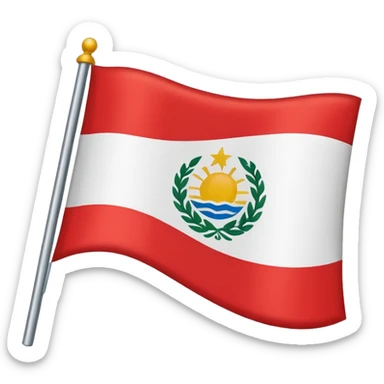 Make an emoji of the flag of the city of Tacna sticker
