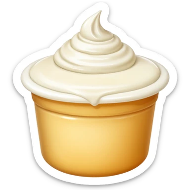 creme fraiche sticker