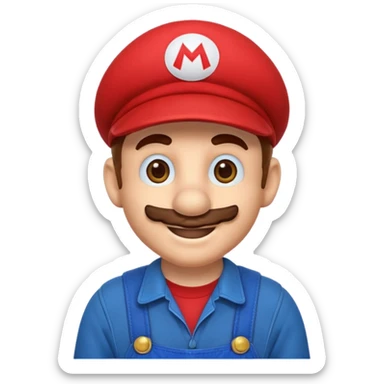 Super mario sticker