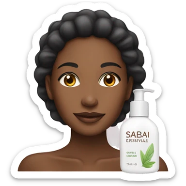 Skincare theme for sabai essentials sticker
