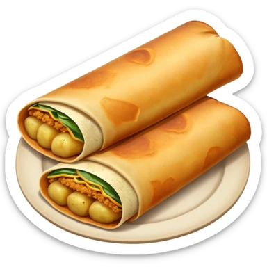 masala dosa in south indian style sticker