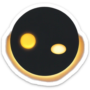 partial 90% solar eclipse sticker