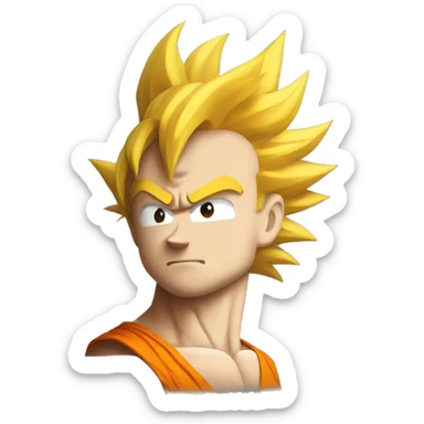 Super Saiyan Goku sticker