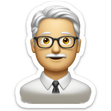 create a the psychologist marshall b rosenberg / Nonviolent communication sticker