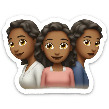 three sisters  sticker