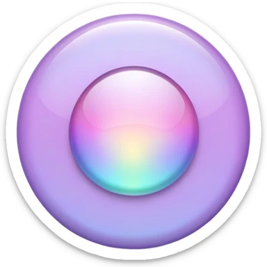 Iridescent pastel violet formal elegant sophisticated cultured neat pretty beautiful nifty app icon sticker