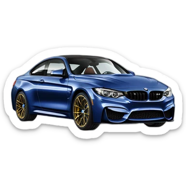 BMW M4 COMPETITION COUPE sticker