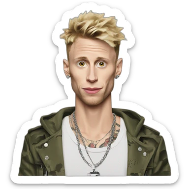 machine gun kelly sticker