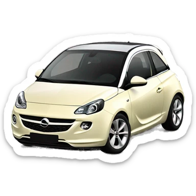 opel adam light cream de face sticker