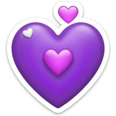 Puedes crear un corazón morado que el centro tenga la frase Army forever  sticker