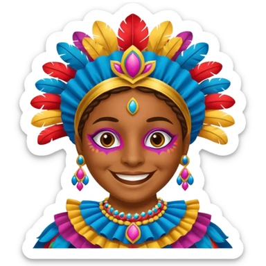 Marimonda (personaje ficticio del carnaval de Barranquilla) sticker
