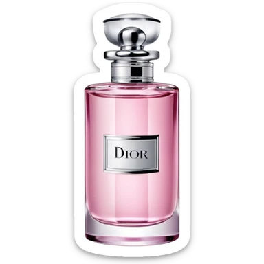 Pink Dior perfume sticker