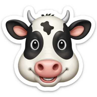 Quiero que me crees un emoji de la vaca Saturno saturnita sticker