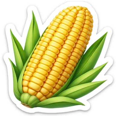 Corn ball sticker