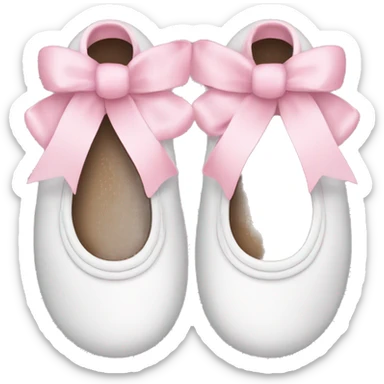 Cute ballet slippers  sticker