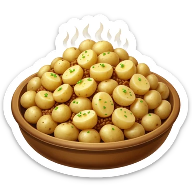 patate hachée dejeuné sticker