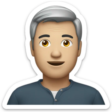 Un homme seul dans un pré nuit sticker