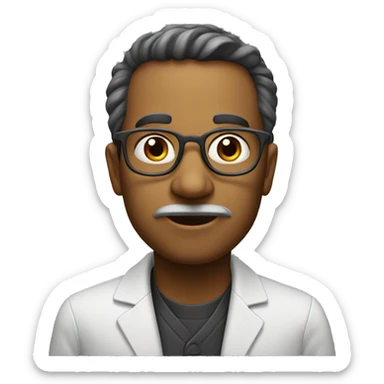 mathematician hearing voice sticker