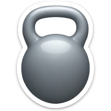 Gray gym weight sticker