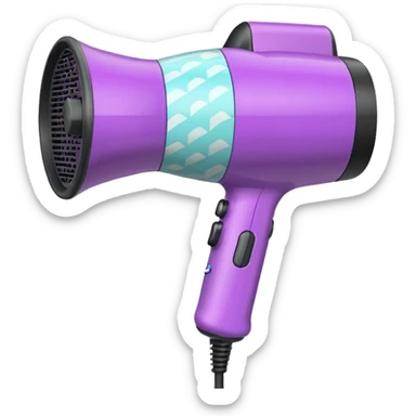 Cute Hair dryer, different designs and pattern sticker