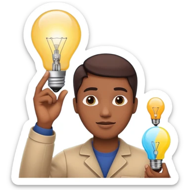 Create a emoji for this quote “Do not fear to be eccentric in opinion, for every opinion now accepted was once eccentric.” emoji it should symbolises or describe it's meaning  sticker