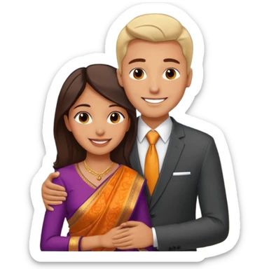 Office romance gone full Bollywood 💅😂” sticker